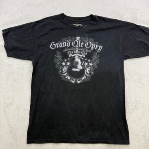 Grand Ole Opry T Shirt Mens Medium Black Nashville Legendary Country Music